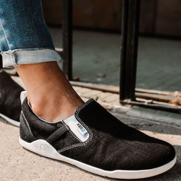 Xero Shoes Aptos Trainers Black Slip-On Shoes Size 11W